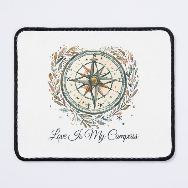 Item preview, Love Is My Compass Sticker – LGBTQ Camping Pride Design, Queer Nature Compass Art, Rainbow Outdoor Soul designed and sold by Pride_Prints.