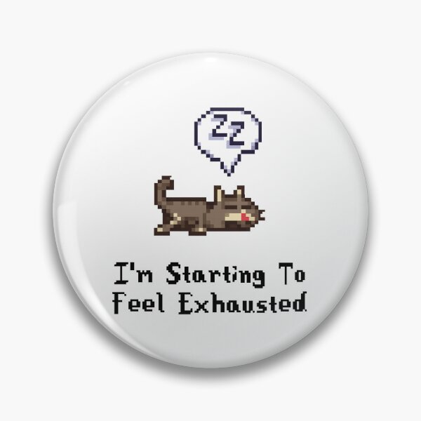 Item preview, I'm starting to feel exhausted - Cat sleeping - Stardew Valley designed and sold by Gautamaa.