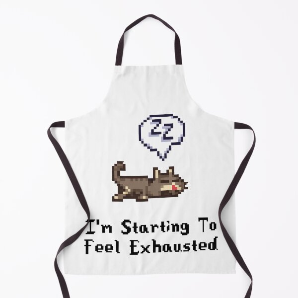 Item preview, I'm starting to feel exhausted - Cat sleeping - Stardew Valley designed and sold by Gautamaa.