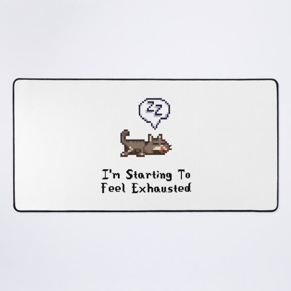 Item preview, I'm starting to feel exhausted - Cat sleeping - Stardew Valley designed and sold by Gautamaa.