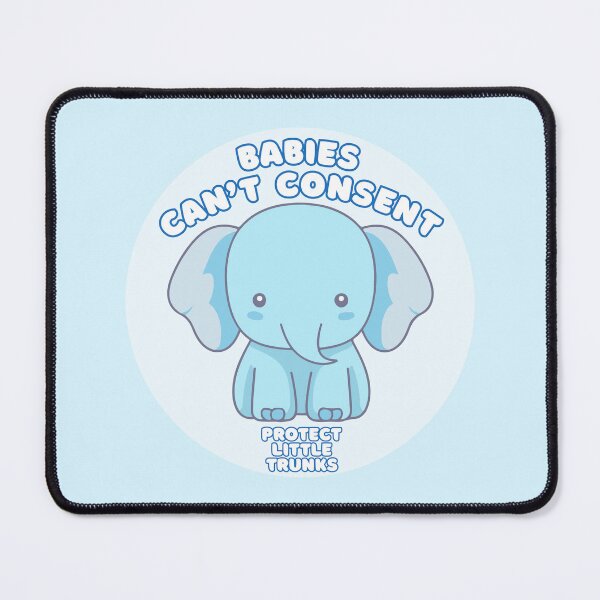 Item preview, Babies Can't Consent - Protect Little Trunks - Atheist Animals designed and sold by EvergreenRevolt.