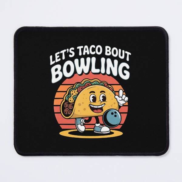 Item preview, Taco Bowling League Humor Ten Pin Fun designed and sold by endabettyau.