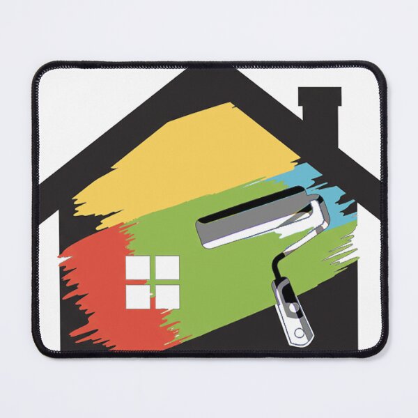 Item preview,  black silhouette of a house with a chimney and a four-pane window. designed and sold by TriForceDesign.