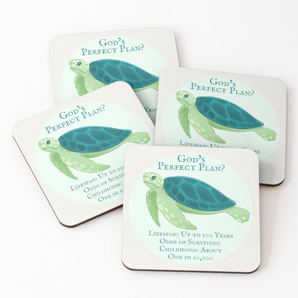Item preview, God's Perfect Plan? - Sea Turtle - Atheist Animals designed and sold by EvergreenRevolt.