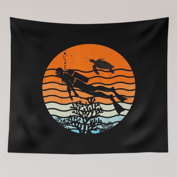 Item preview, Vintage Scuba Diver Scuba Diving Instructor Retro designed and sold by kallerqptart.