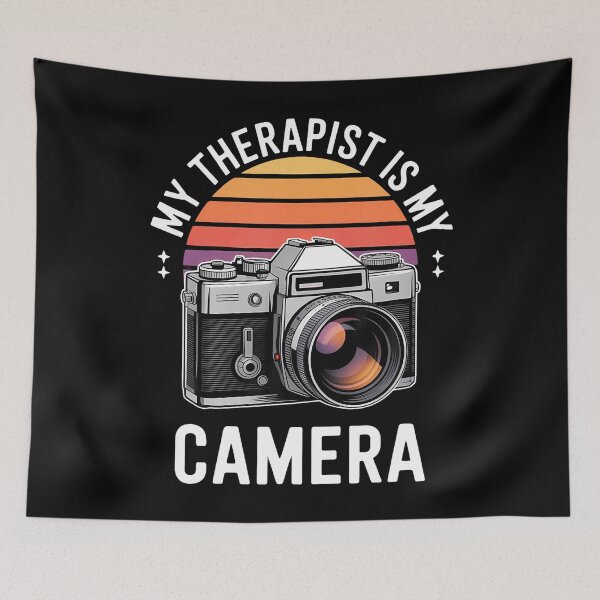 Item preview, My Therapist Is My Camera Photography Vintage Camera designed and sold by endabettyau.