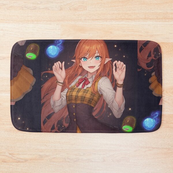Aperçu de l'œuvre fille vampire d'anime souriante et heureuse créée et vendue par ArtsJulian.