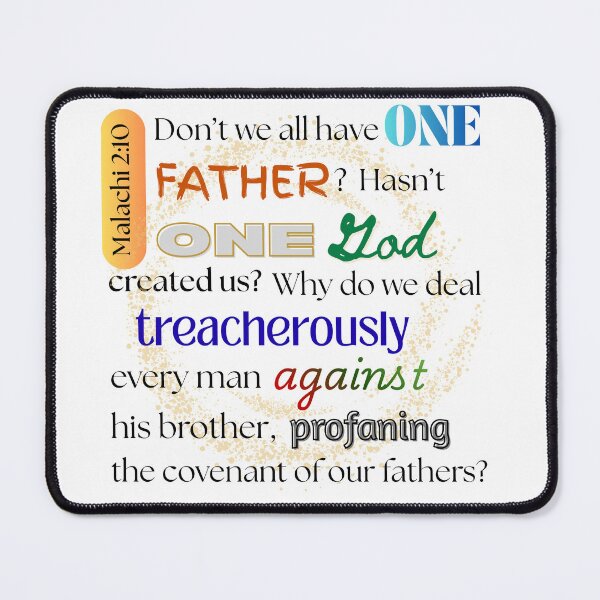Item preview, Malachi 2:10 designed and sold by DeeFran Designs.