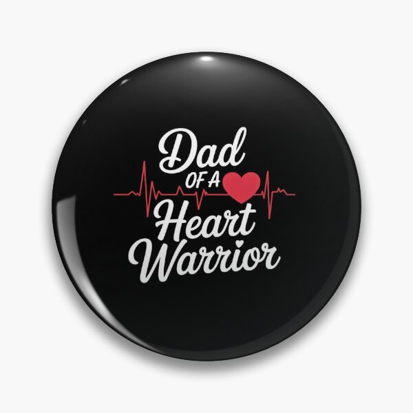 Item preview, Dad of a HLHS Heart Warrior Congenital Defect Awareness CHD designed and sold by repconomArt.