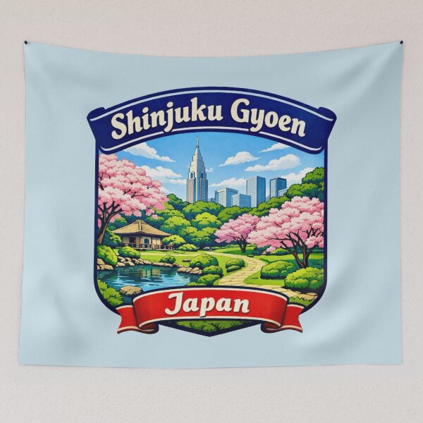 Item preview, Shinjuku Gyoen National Garden Japan designed and sold by Myra365Art.