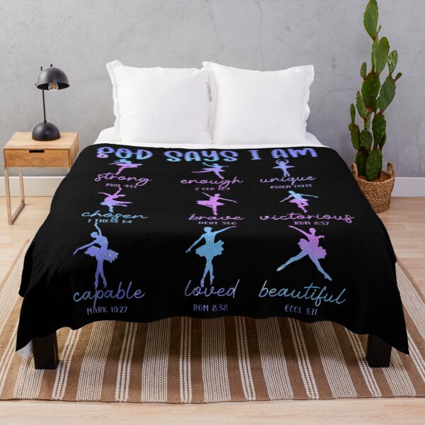 Item preview, God Says I-Am Ballerina Dancer Christian Faith Ballet Dance designed and sold by endabettyau.