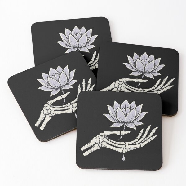 Item preview, Skeleton Hand Offering a Lotus designed and sold by Mouraludia.
