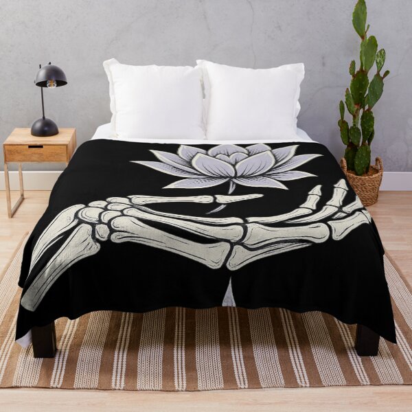 Item preview, Skeleton Hand Offering a Lotus designed and sold by Mouraludia.