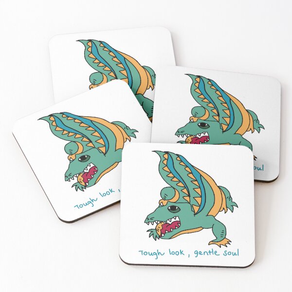 Item preview, Tough Look, Gentle Soul Cute Crocodile Illustration designed and sold by Mason-Pride.