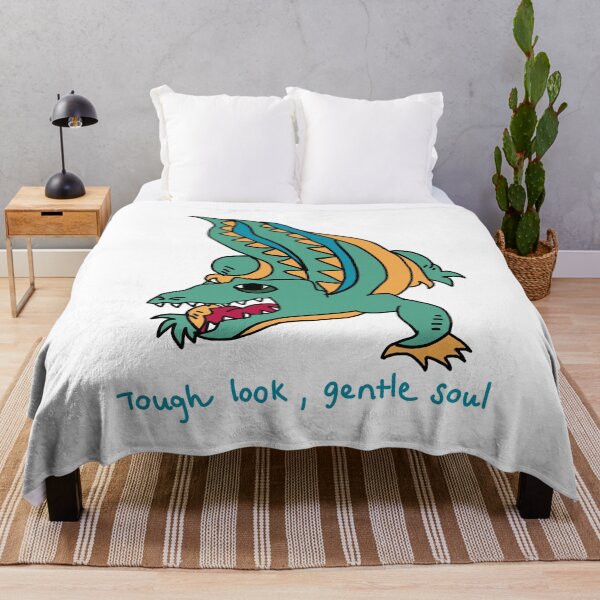 Item preview, Tough Look, Gentle Soul Cute Crocodile Illustration designed and sold by Mason-Pride.