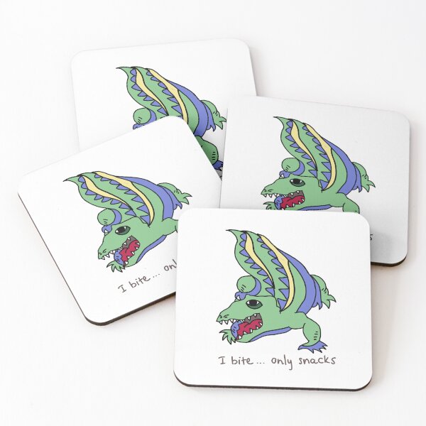 Item preview, I Bite… Only Snacks Cute Crocodile Illustration designed and sold by Mason-Pride.