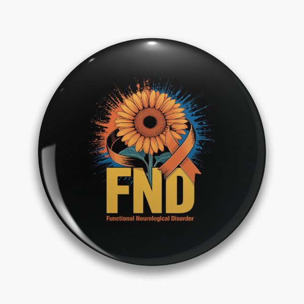 Item preview, FND Functional Neurological Disorder Awareness Sunflower designed and sold by repconomArt.