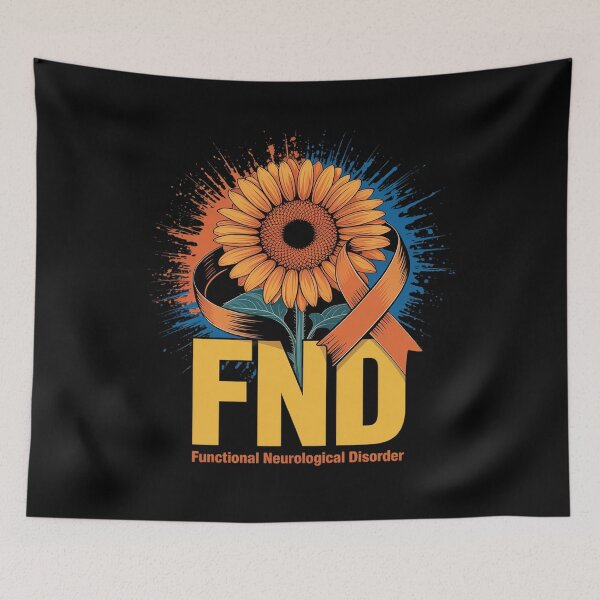 Item preview, FND Functional Neurological Disorder Awareness Sunflower designed and sold by repconomArt.