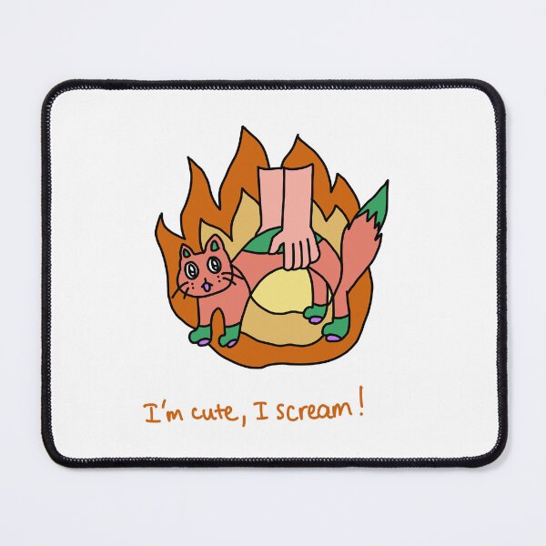 Item preview, I’m Cute, I Scream! Cute Cat Illustration designed and sold by Mason-Pride.