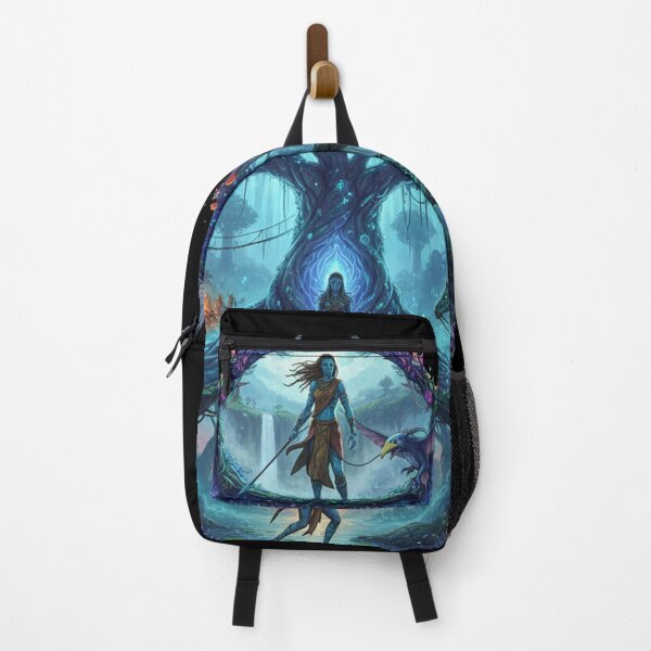 Item preview, Avatar-Inspired Pandora Forest Art – Bioluminescent Fantasy Jungle Nature designed and sold by alllyxispace.