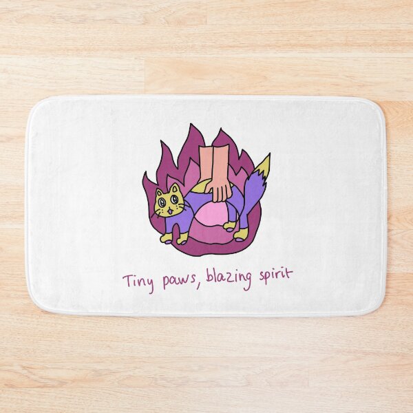 Item preview, Tiny Paws, Blazing Spirit Cute Cat Illustration designed and sold by Mason-Pride.