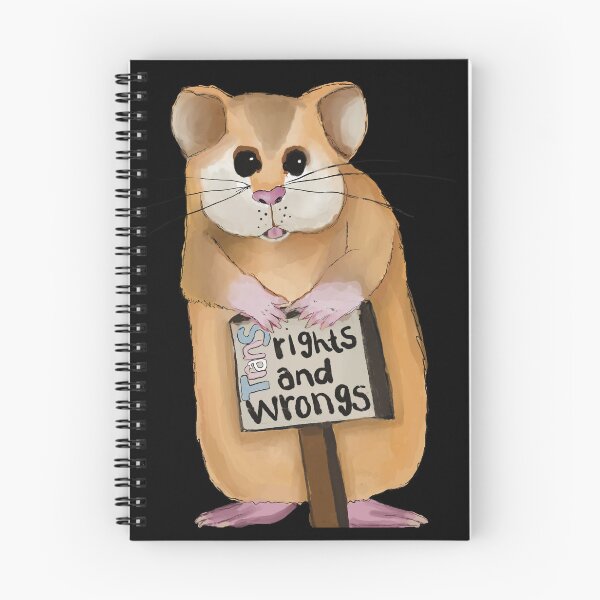Item preview, Trans Rights Hamster designed and sold by DoodlesByKy.
