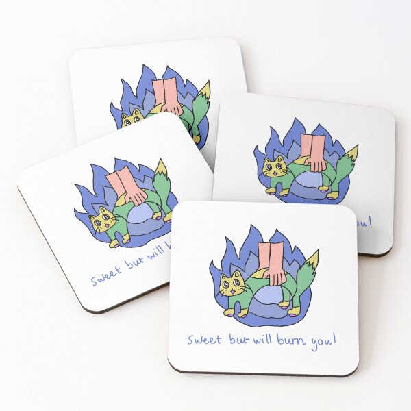 Item preview, Sweet but Will Burn You! Cute Cat Illustration designed and sold by Mason-Pride.