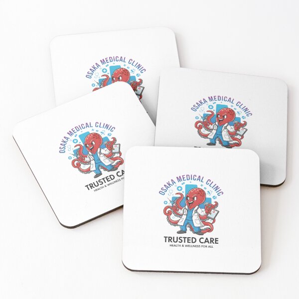 Item preview, Osaka Medical Clinic Octopus Doctor — Retro Health & Wellness Illustration designed and sold by Colorful-Garden.