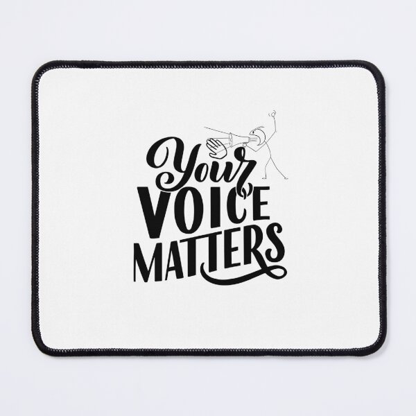 Item preview, Your Voice Matters – Bold Empowerment Typography Design designed and sold by Fouziaart08.