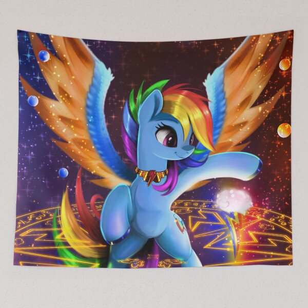 Aperçu de l'œuvre Rainbow Dash - Cercle Magique créée et vendue par Darksly.