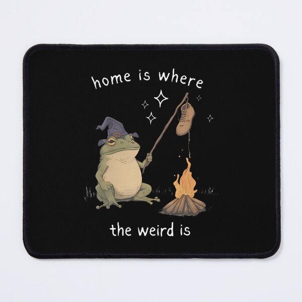 Item preview, Whimsical Frog Wizard Where The Weird Is Meme Frog designed and sold by kallerqptart.
