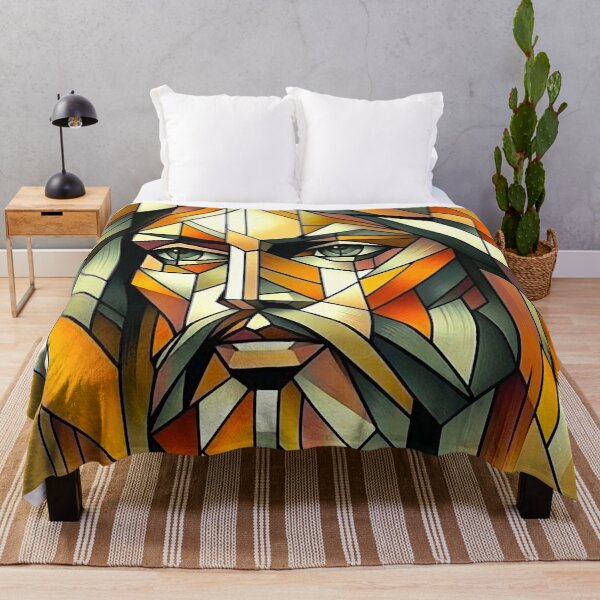 Item preview, Christ Abstract Portrait designed and sold by ViaARTfactory.