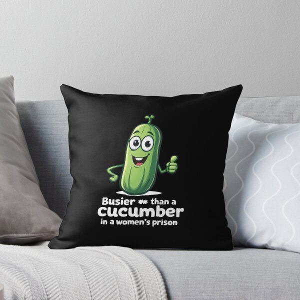 Item preview, Busier Than A Cucumber In A Women's Prison Funny Pickle designed and sold by mischwpwarso.
