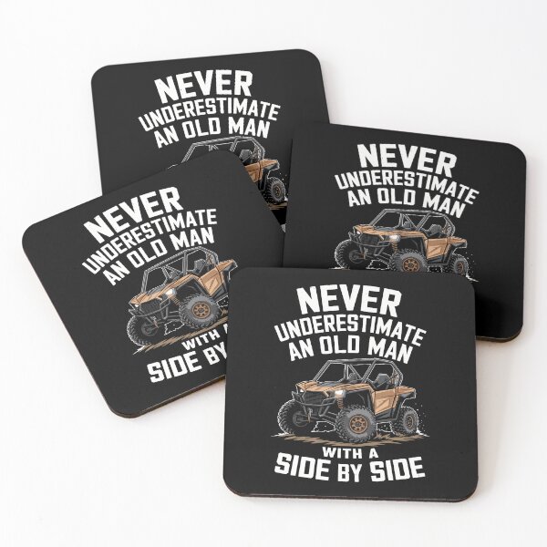 Item preview, Never Underestimate An Old Man With A Side By Side Utv designed and sold by mischwpwarso.