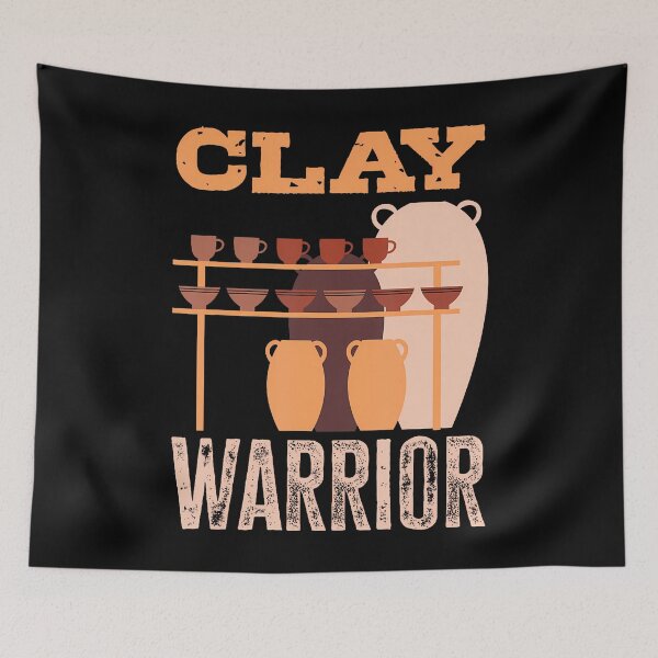 Item preview, Clay Warrior Pottery Enthusiast Art designed and sold by mischwpwarso.