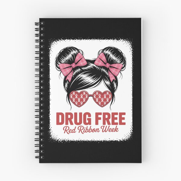 Item preview, Drug Free Bleached Messy Run Red Ribbon Week Awareness designed and sold by Rrettgison.