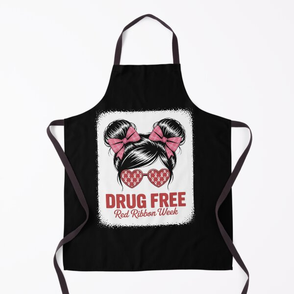 Item preview, Drug Free Bleached Messy Run Red Ribbon Week Awareness designed and sold by Rrettgison.