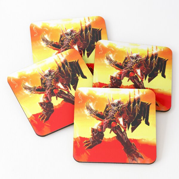 Item preview, wargreymon full colour illustration attack design designed and sold by sabartgunpla.