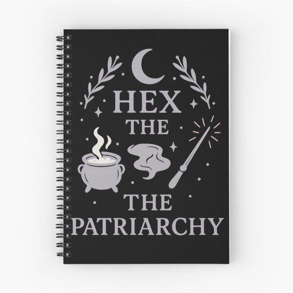 Item preview, Hex the Patriarchy Witchy Slogan designed and sold by Mouraludia.