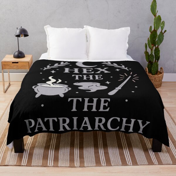 Item preview, Hex the Patriarchy Witchy Slogan designed and sold by Mouraludia.