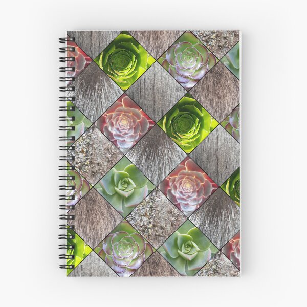 Item preview, geometric design of succulents and textures designed and sold by Rosefurn.