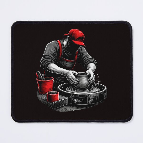 Item preview, Shadowed Potter at the Wheel designed and sold by Tadeusz1.