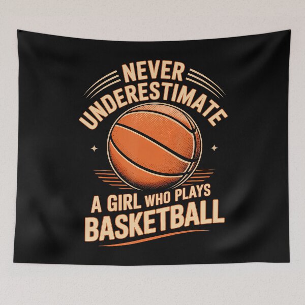 Item preview, Never Underestimate A Girl Who Plays Basketball Baller designed and sold by heupelipocko.