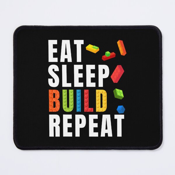 Item preview, Brick Builder Eat Sleep Repeat Master Builder designed and sold by heupelipocko.