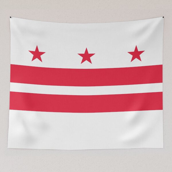 Item preview, Washington D.C flag designed and sold by rheyes.
