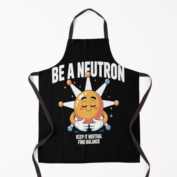 Item preview, Be a Neutron Keep It Neutral Mindfulness Chemistry Humor designed and sold by orlodrake.