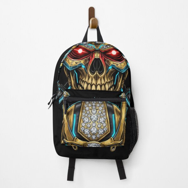 Item preview, Legendary Golden Samurai Skull | Diamond Armored Ronin Fantasy Wall Art designed and sold by MonaRose_Art.
