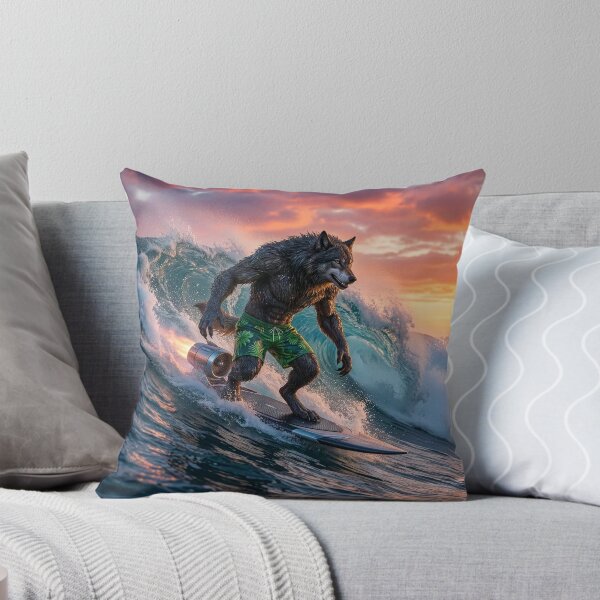 Item preview, Surfin' Werewolf designed and sold by Tridentulus.