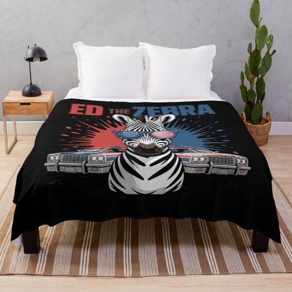 Item preview, Funny Ed The Zebra Captured Retro Vintage Raglan Baseball designed and sold by Rrettgison.