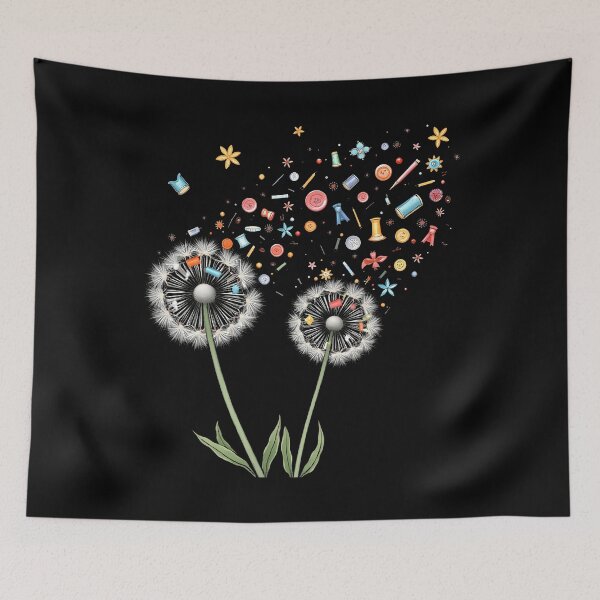 Item preview, Cute Sewing Dandelion Flowers Quilting Quilter Sewer designed and sold by heupelipocko.